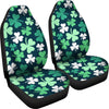 Shamrock Pattern Print Universal Fit Car Seat Covers-grizzshop