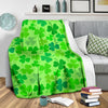 Shamrock St Patrick's Day Pattern Print Blanket-grizzshop