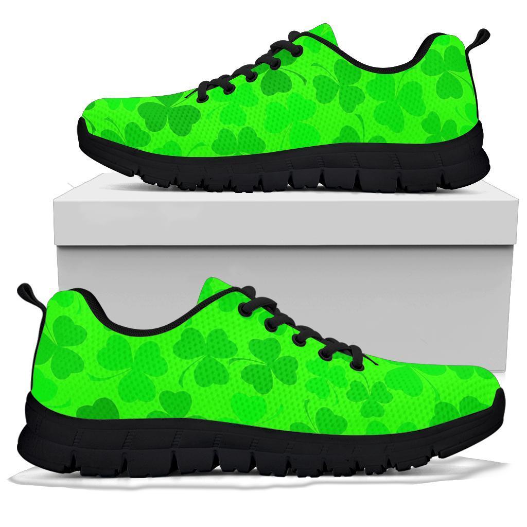 Shamrock St Patrick's Day Pattern Print Sneaker Shoes For Men Women-grizzshop