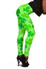 Shamrock St Patrick's Day Pattern Print Women Leggings-grizzshop