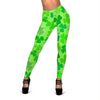 Shamrock St Patrick's Day Pattern Print Women Leggings-grizzshop