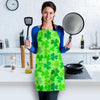 Shamrock St Patrick's Day Pattern Print Women's Apron-grizzshop