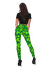 Shamrock St Patrick's Day Print Pattern Women Leggings-grizzshop