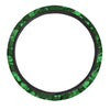 Shamrock St. Patrick's Day Print Pattern Car Steering Wheel Cover-grizzshop