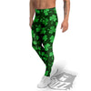 Shamrock St. Patrick's Day Print Pattern Men's Leggings-grizzshop