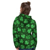 Shamrock St. Patrick's Day Print Pattern Women's Hoodie-grizzshop