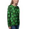 Shamrock St. Patrick's Day Print Pattern Women's Sweatshirt-grizzshop