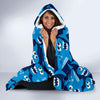 Shark Circling Cartoon Pattern Print Hooded Blanket-grizzshop