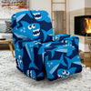 Shark Circling Cartoon Pattern Print Recliner Cover-grizzshop