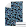 Shark Circling Pattern Print Blanket-grizzshop