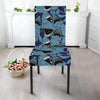 Shark Circling Pattern Print Chair Cover-grizzshop