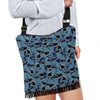 Shark Circling Pattern Print Crossbody Bags-grizzshop