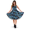 Shark Circling Pattern Print Dress-grizzshop