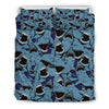 Shark Circling Pattern Print Duvet Cover Bedding Set-grizzshop