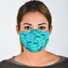 Shark Pattern Print Face Mask-grizzshop