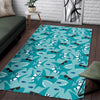 Shark Pattern Print Floor Mat-grizzshop