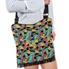 Shark Print Pattern Crossbody Bags-grizzshop