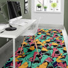 Shark Print Pattern Floor Mat-grizzshop