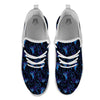 Shark Smiley Print Pattern White Athletic Shoes-grizzshop