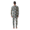 Sharks Underwater Tattoo Print Pattern Men's Pajamas-grizzshop