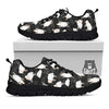 Sheep And Star Print Pattern Black Sneaker-grizzshop