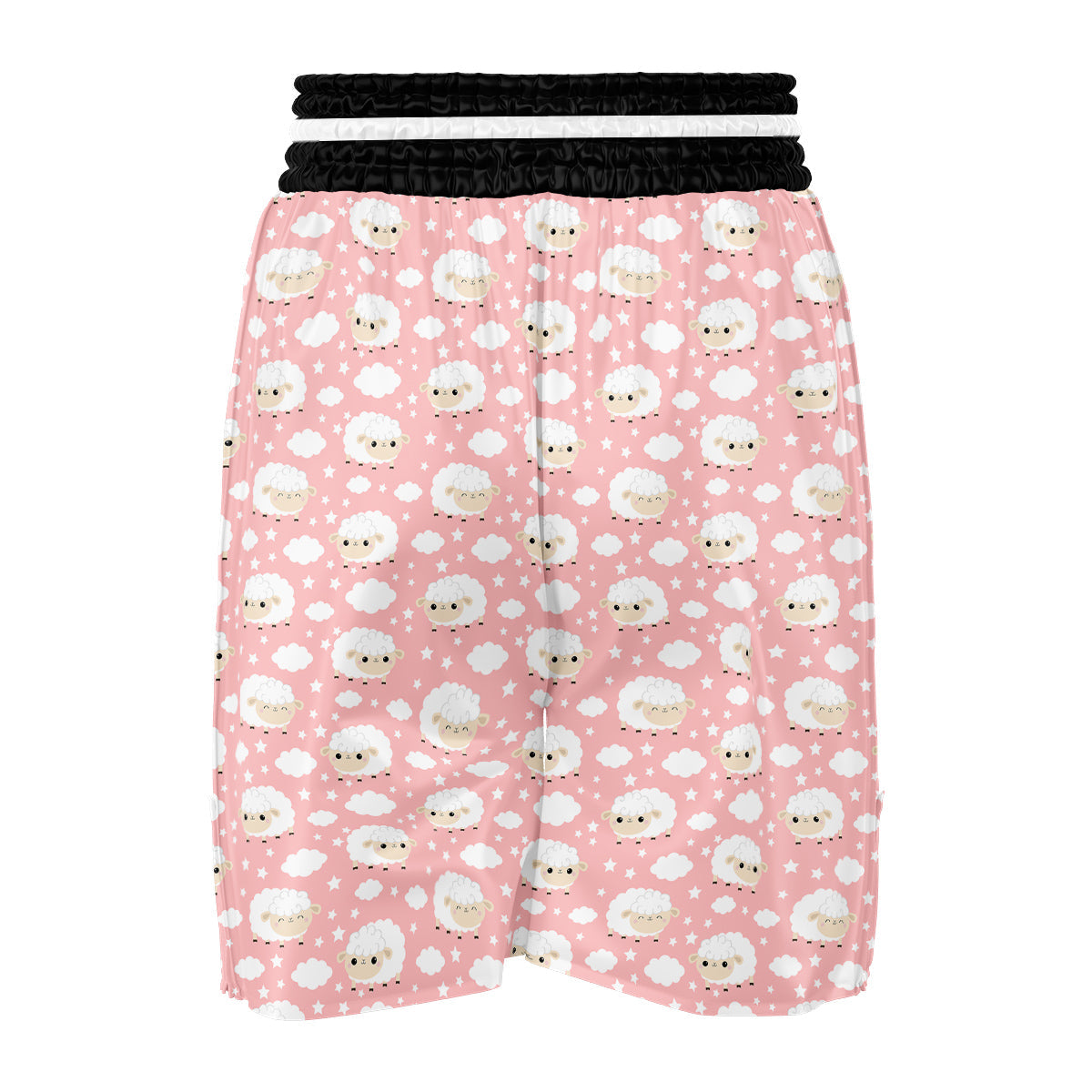 Sheep Cute Print Pattern Boxing Shorts-grizzshop