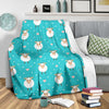 Sheep Goat Pattern Print Blanket-grizzshop