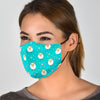 Sheep Goat Pattern Print Face Mask-grizzshop