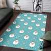 Sheep Goat Pattern Print Floor Mat-grizzshop