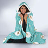 Sheep Goat Pattern Print Hooded Blanket-grizzshop