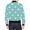 Sheep Goat Pattern Print Men's Bomber Jacket-grizzshop