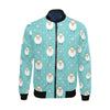 Sheep Goat Pattern Print Men's Bomber Jacket-grizzshop