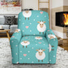 Sheep Goat Pattern Print Recliner Cover-grizzshop