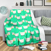 Sheep Goat Print Pattern Blanket-grizzshop