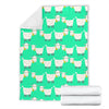 Sheep Goat Print Pattern Blanket-grizzshop