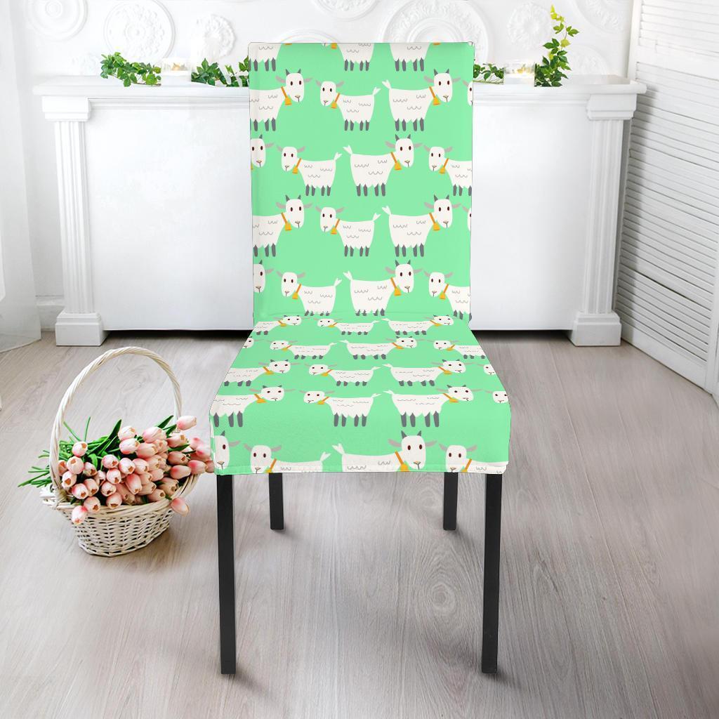 Sheep Goat Print Pattern Chair Cover-grizzshop