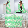 Sheep Goat Print Pattern Hooded Blanket-grizzshop