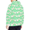 Sheep Goat Print Pattern Men Pullover Hoodie-grizzshop