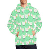 Sheep Goat Print Pattern Men Pullover Hoodie-grizzshop