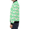 Sheep Goat Print Pattern Men's Bomber Jacket-grizzshop