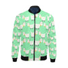 Sheep Goat Print Pattern Men's Bomber Jacket-grizzshop