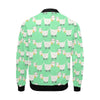 Sheep Goat Print Pattern Men's Bomber Jacket-grizzshop