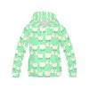 Sheep Goat Print Pattern Women Pullover Hoodie-grizzshop