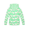 Sheep Goat Print Pattern Women Pullover Hoodie-grizzshop