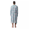 Sheep Kawaii Print Pattern Men's Robe-grizzshop