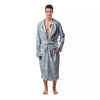 Sheep Kawaii Print Pattern Men's Robe-grizzshop