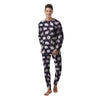 Sheep Print Pattern Men's Pajamas-grizzshop