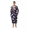 Sheep Print Pattern Men's Robe-grizzshop