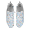 Sheep Sleeping Print Pattern White Athletic Shoes-grizzshop