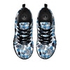 Shell Sea Turtle Print Pattern Black Sneaker-grizzshop